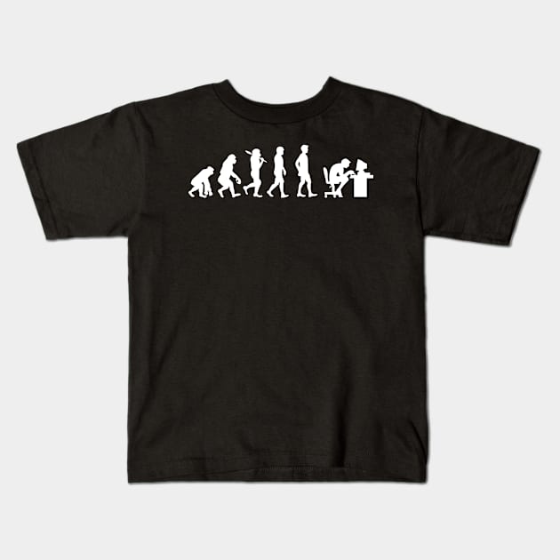 Evolution of Gamer Fun Shirt Kids T-Shirt by HBfunshirts